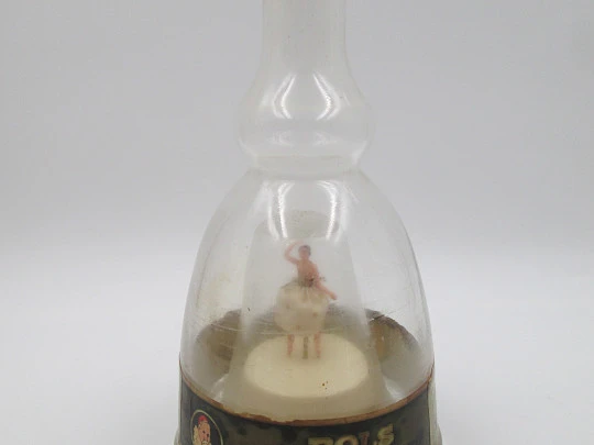 Bols ballerina wind-up musical bottle. 1950's. Apricot Brandy. Holland