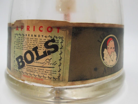 Bols ballerina wind-up musical bottle. 1950's. Apricot Brandy. Holland