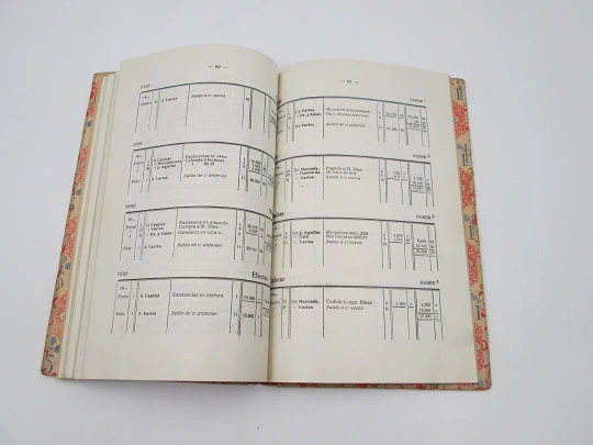 Bookkeeping. First grade. F.T.D. publisher. Illustrated hard covers. 1932. Barcelona