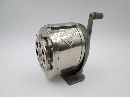 Boston Ks Draftsman Pencil Sharpener Hunt Company Metal Iron El Coleccionista Eclectico