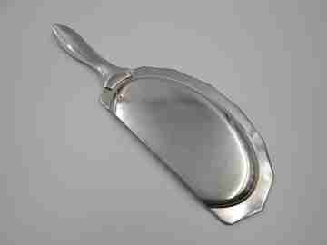 Bouillet & Bourdelle crumb catcher sweeper. Silver plated. France. 1930's