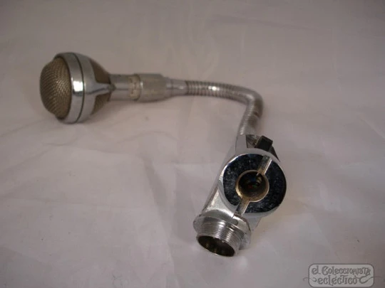 Bouyer flexible microphone. 1970's. Chromed metal. Model 709