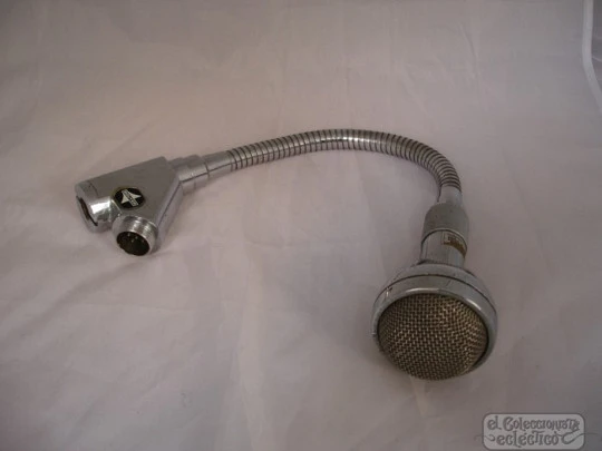 Bouyer flexible microphone. 1970's. Chromed metal. Model 709