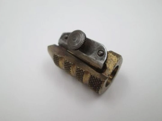 Brass hand pencil sharpener Granate 5. Germany. 1930's. Cone shape