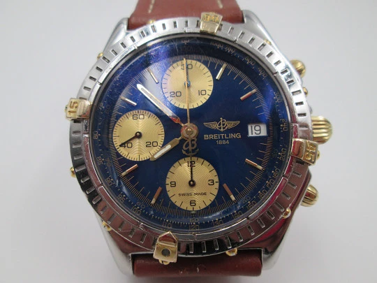 Breitling Chronomat 1884 chronograph. Automatic. Steel & gold