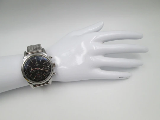 Breitling Transocean automatic aviator chronograph. Stainless steel. Swiss. 2012 Breitling Transocean automatic aviator chronograph. Stainless steel. Swiss. 2012