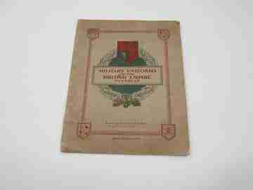 British Empire military uniforms picture cards album. John Player. 50 colour images. 1940's