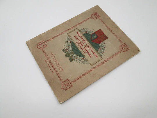 British Empire military uniforms picture cards album. John Player. 50 colour images. 1940's