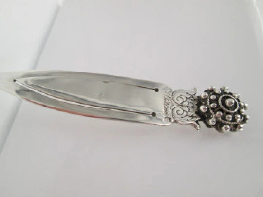 Button charro bookmark. 925 sterling silver. Whiterman silversmith's. 1990's. Spain