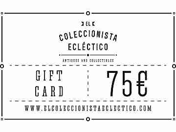 Buy a gift card with 75 euros of balance!