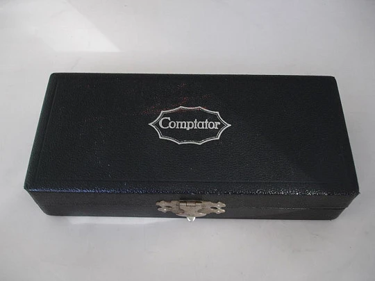 Calculadora Comptator. Schubert&Salzer. 1920. Metal. Caja