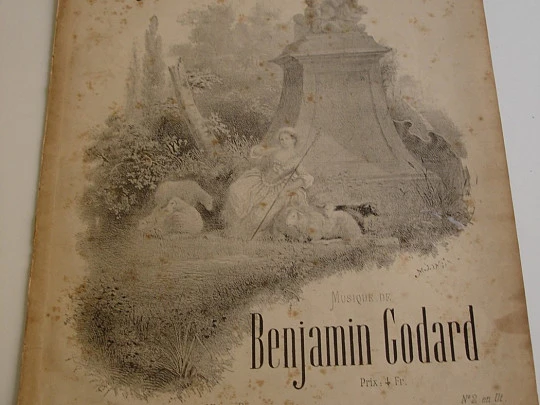 Canción Florian. Benjamin Godard. 1890. Durand & Schoenewerk