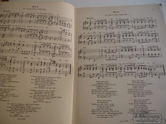 Canciones de Fredman. 1920. Carl M. Bellman. A. Lundquist. Suecia