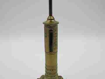 Candlestick brass letter scale. England. 19th century. Joseph & Edmond Ratcliff