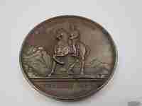 Carlist medal. Army of the North. 1878. Castells. High relief. Bronze