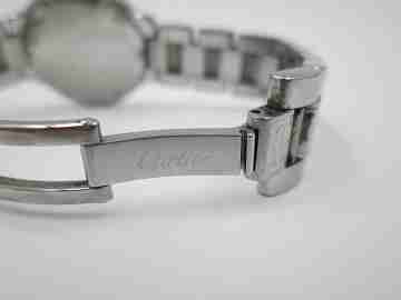 Cartier Must 21. Stainless steel. Quartz. Ladie's. 1990's. Bracelet. Original box