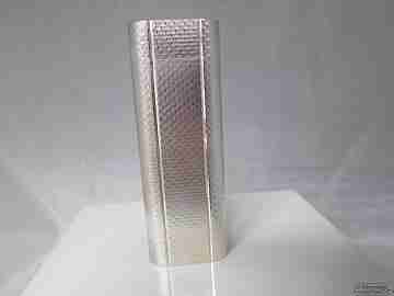 Cartier Paris. 30 microns silver plated. Waves motifs. Box