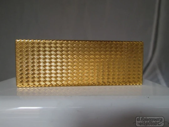 Cartier. Bañado oro 20 micras. Estuche. París. Motivos rombos Cartier. Bañado oro 20 micras. Estuche. París. Motivos rombos