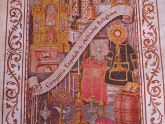 Catálogo compañía de artículos religiosos. 1920