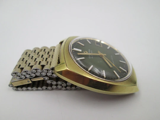 Certina Blue Ribbon. Steel & gold plated. Calendar. Automatic. Bracelet. 1970's