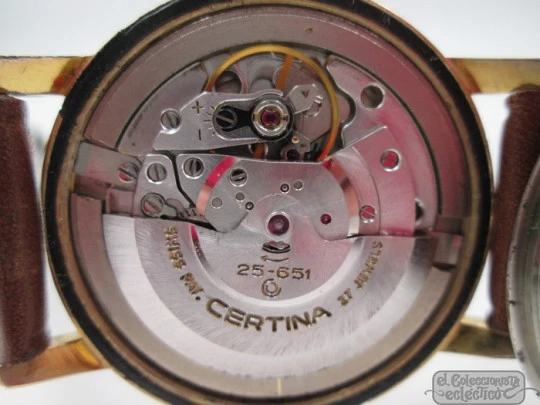 Certina Bristol 195. Gold plated and steel. Automatic. Date. 1960's