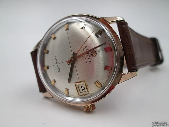 Certina Bristol 195. Gold plated and steel. Automatic. Date. 1960's