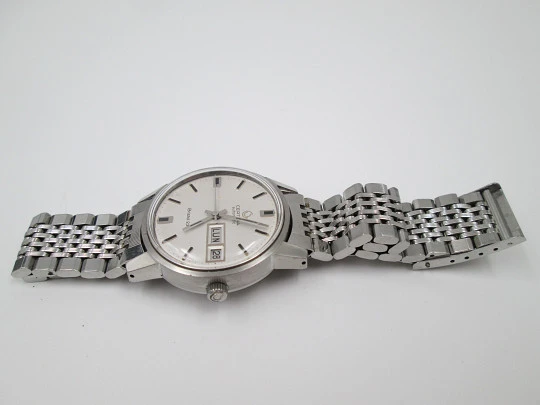 Certina Bristol 235. Steel. Date & day. Box. Bracelet. 1970's. Automatic