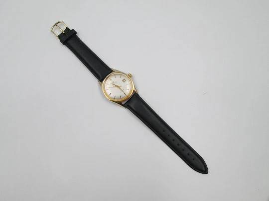 Certina Certidate. 20 microns gold plated & steel. Automatic. Calendar. 1960's. Swiss