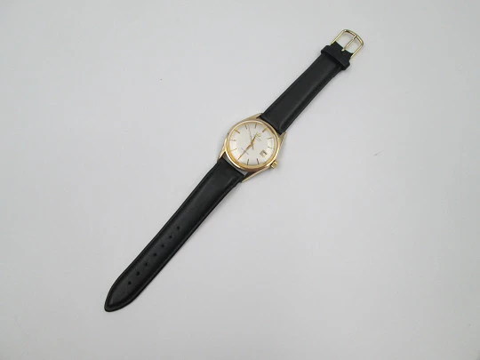 Certina Certidate. 20 microns gold plated & steel. Automatic. Calendar. 1960's. Swiss