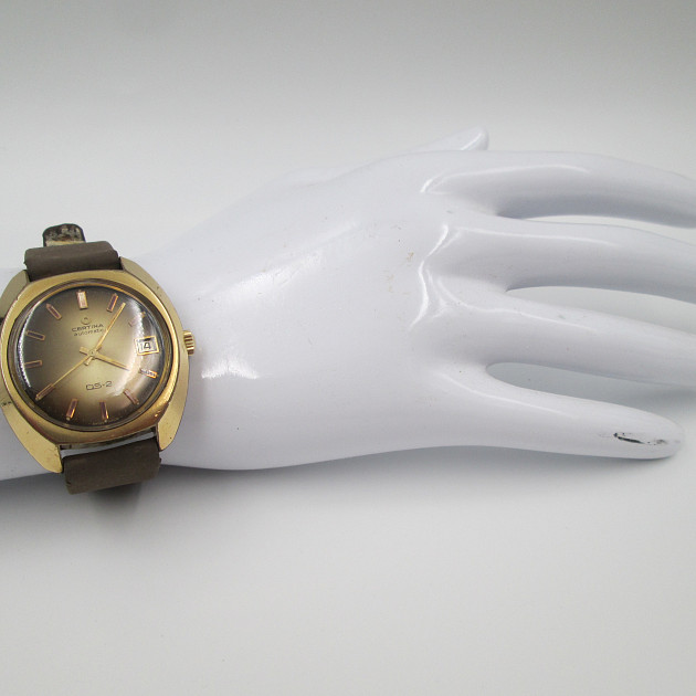 Certina Ds2 Turtle Steel Gold Plated Automatic Calendar | El ...