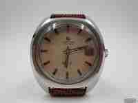 Certina DS-2. Stainless steel. Automatic. 1970's. Calendar. Grey dial