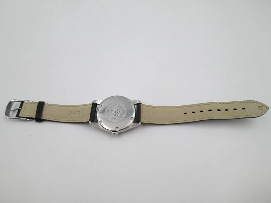 Certina DS Turtle. Stainless steel. Manual wind. Leather strap. Swiss. 1960's