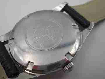 Certina DS Turtle. Stainless steel. Manual wind. Leather strap. Swiss. 1960's