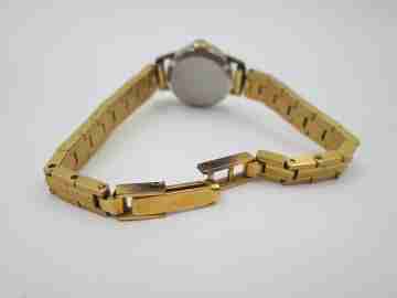 Certina ladie's wristwatch. Manual wind. Gold plated & steel. Bracelet. 1950's