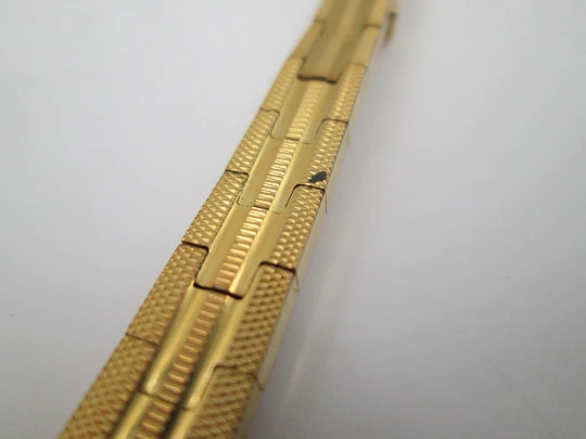 Certina ladie's wristwatch. Manual wind. Gold plated & steel. Bracelet. 1950's