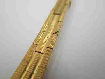 Certina mujer. Chapado oro y acero. Cuerda manual. Brazalete. 1950