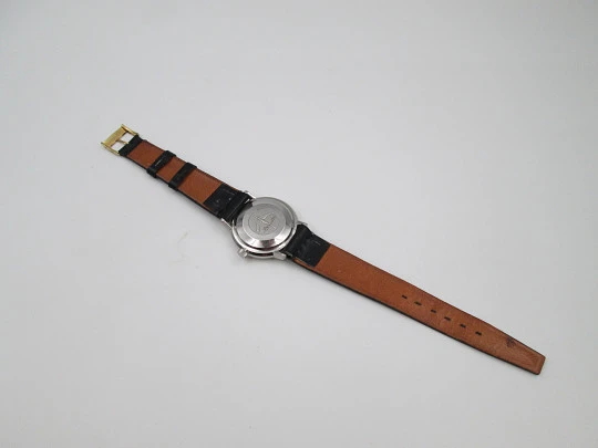 Certina New Art. Stainless steel. Automatic. Calendar. Strap. 1960's