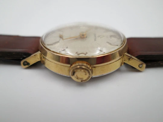 Certina women's wristwatch. Manual wind. 1960's. Steel & gold plated