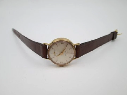Certina women's wristwatch. Manual wind. 1960's. Steel & gold plated