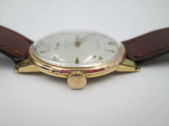 Certina. Gold plated & stainless steel. 1940's. Manual wind. Seconds hand