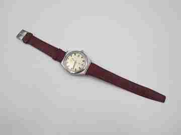 Certina. Stainless steel. Manual wind. Grey dial. Calendar. Second hand. 1970's