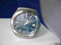 Certina. Stainless steel. Manual winding. 1970's. Calendar. Blue