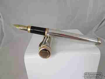 Cesare Emiliano. 925 Sterling silver. Gold filled details. Italy