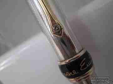 Cesare Emiliano. 925 Sterling silver. Gold filled details. Italy