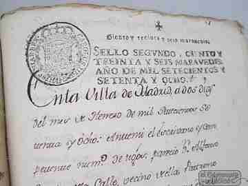Chaplaincy. Madrid. 1723. Magdalena Martínez. 33 pages