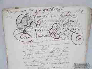Chaplaincy. Madrid. 1740. Vizenta Colomex. 29 pages