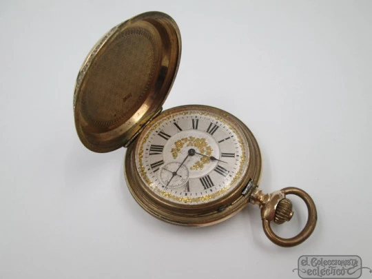 Charles Edward Lardet Fleurier Suisse pocket watch. 15 gems