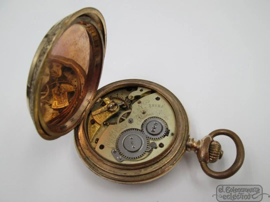 Charles Edward Lardet Fleurier Suisse pocket watch. 15 gems