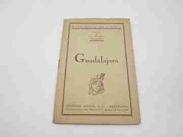 Chorographic charts. Coated fabric Guadalajara map. Martin publisher. 1950