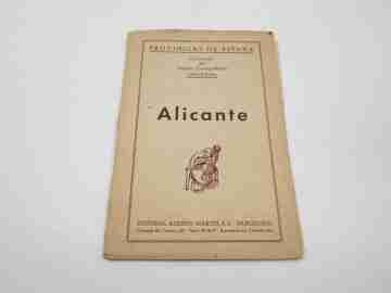 Chorographic charts. Two Alicante colour maps. Martin publisher. 4 pages. 1956